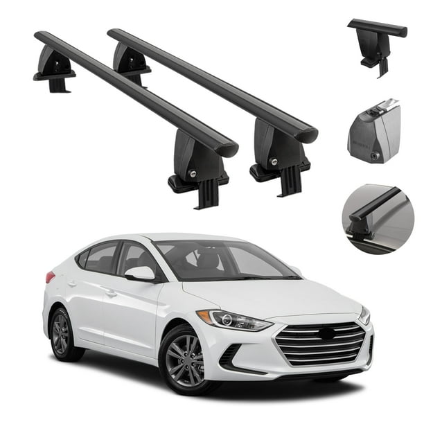 Fits Hyundai Elantra 20172022 Smooth Roof Rack Crossbar Carrier Rail