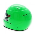 thumbnail image 4 of RaceQuip Helmet 276776 PRO20; Full Face; Fiber Reinforced Polymer Shell/Polystyrene Liner; Snell SA2020 Rated; Extra Large; Fluorescent Green; With Polycarbonate Faceshield, 4 of 6