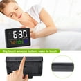 SZELAM Digital Alarm Clock for Home Office Bedroom, 5.5" Larger Display