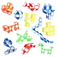 thumbnail image 1 of Juego de rompecabezas Ganowo Fidget Snake Cube Mini Twist, paquete de 12, 1 of 7