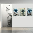 thumbnail image 3 of Hieng 3PCS Wall Art Boho Canvas Minimalist Wall Art Red,yellow Pictures Modern Farmhouse Poster Boho Painting Artwork for Bedroom, 3 of 6