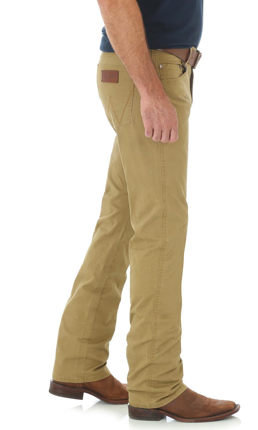 Wrangler Men's Retro Slim Fit Straight Leg Khaki Jeans - 88Mwzan - image 2 of 3