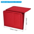 thumbnail image 2 of REGALWOVEN Felt Bedside Organizer Bed Hanging Caddy Sofa Desk Bag for Magazine Remotes Phone Tablet Red 10.6"x8.6", 2 of 5