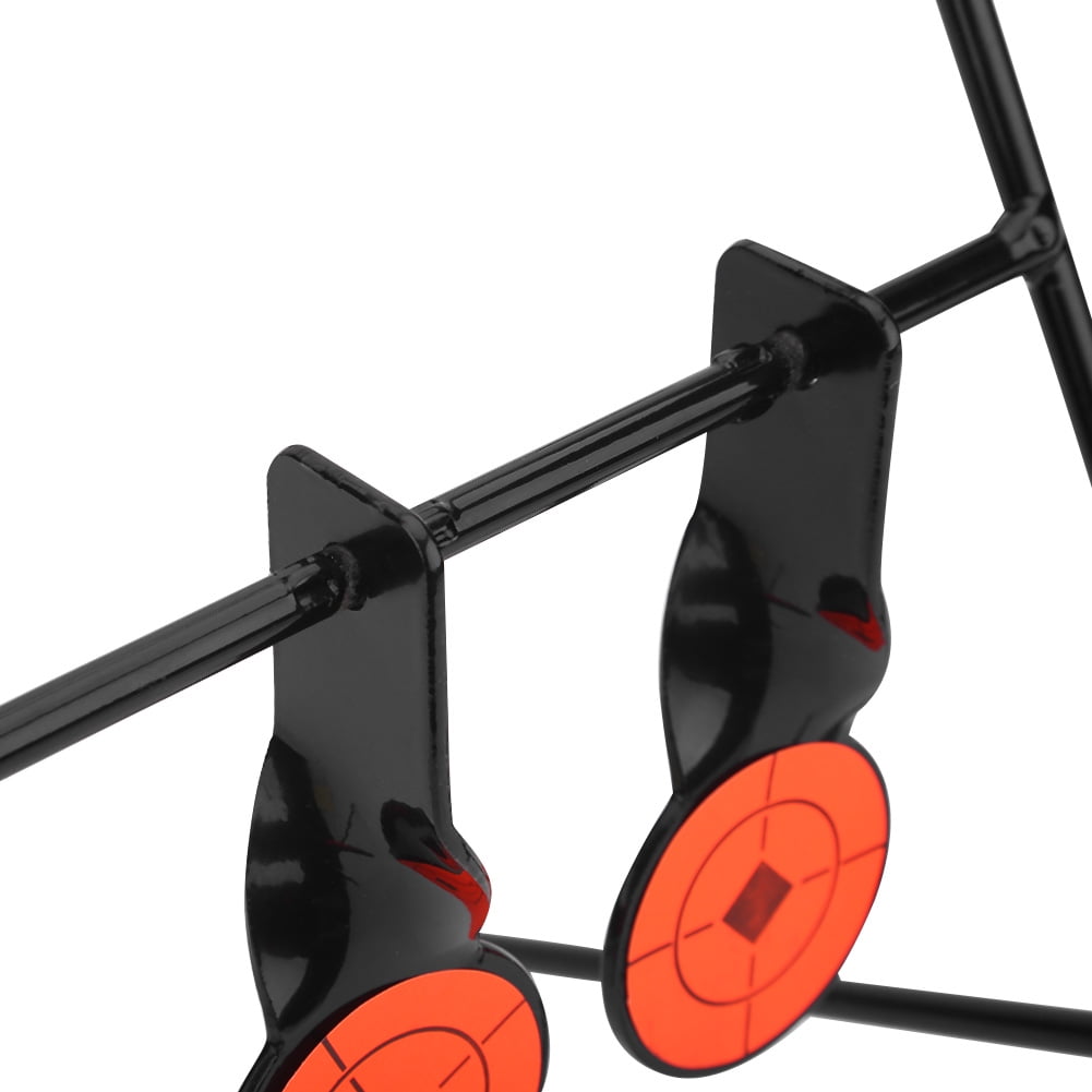 Shooting Target, Steel Shooting Target Stand Firm Stable Wear Resistant Sturdy Appropriate Size Professional With Stickers For Men Women For Outdoor Activities