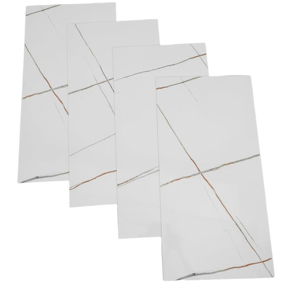 Hemobllo Multi Color Splashproof Peel and Stick Wall Tiles for Easy DIY Home Decoration Made of PET, 4pcs