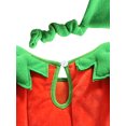 thumbnail image 4 of Okbabeha Baby Halloween Outfit, Velvet Pumpkin-Shaped Costume + Knotted Hat, 4 of 7