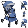 thumbnail image 1 of Carriola Para Bebé Reversible Plegable Tremiti Multiposiciones IBaby azul, 1 of 10