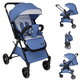 thumbnail image 1 of Carriola Para Bebé Reversible Plegable Tremiti Multiposiciones IBaby azul, 1 of 10