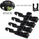 thumbnail image 3 of Car Seat Headrest Hooks Vehicle Car Headrest Hooks Hanger 4 Pack Storage Organizer-Strong and Deep Universal for Handbags Purses Coats and Bottle Hold, 3 of 5