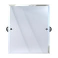 thumbnail image 3 of Pipeline Collection Frameless Rectangular Wall Mounted Tilt Mirror, 3 of 6