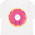 thumbnail image 4 of Inktastic Hot Pink Donut Boys or Girls Long Sleeve Toddler T-Shirt, 4 of 5