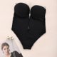 thumbnail image 3 of L Body moldeador de cuerpo con escote en V profundo para mujer, Body sin tirantes y sin espalda, ropa moldeadora, 3 of 4