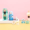 thumbnail image 4 of Five Layer Russian Nesting Doll Puzzle Wooden Tool Gift Home Decoration, 4 of 6