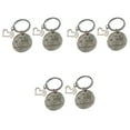 thumbnail image 2 of 6 pcs  Nurse Series Engraved Letter Keychain Car Keyring Purse Bag Pendant Decoration Hanging Keychain Accessory, 2 of 6