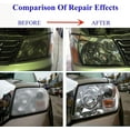 thumbnail image 6 of 2 Pcs Car Headlight Restoration Kit 800ml - High-Efficiency Yellow Brightening Agent, Headlight Repair & Refurbishment Tool for Clear & Safe Night Driving, UV Protective Coating Maintenance Set, 6 of 8