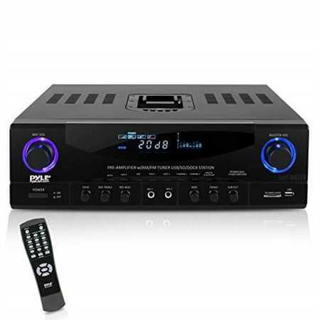 Pyle-Home-PT4601AIU-500-Watts-Stereo-Receiver-AM-FM-Tuner-USB-SD-iPod-Docking-Station-and-Subwoofer-Control