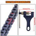 thumbnail image 4 of Cadena De Motocicleta Mrelc 428H Rompecadenas Cadena De Transmisión Resistente De 104 Eslabones, 4 of 5