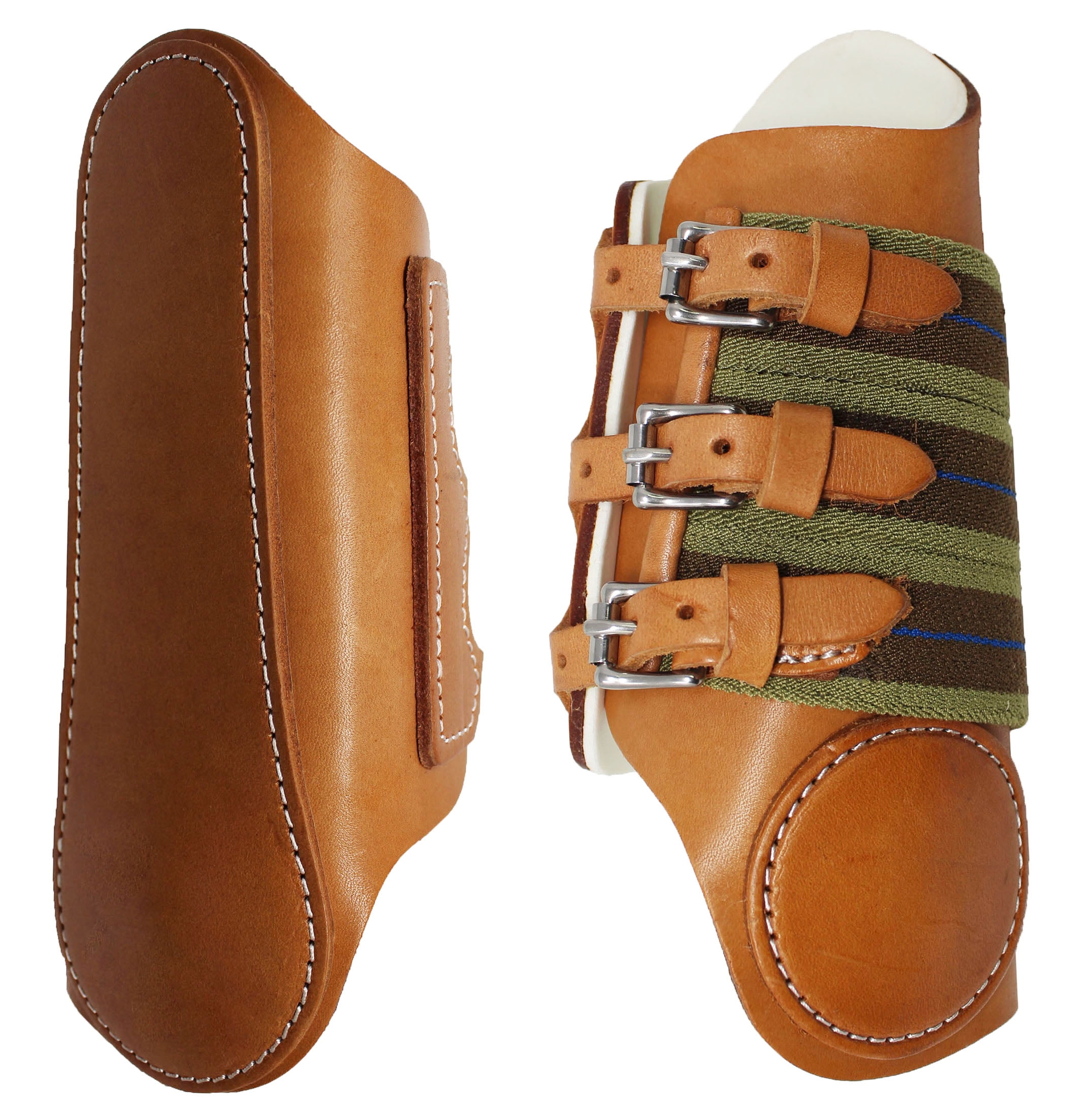 Horse Medium Leather Horse Sports Medicine Splint Boots Amish Made in