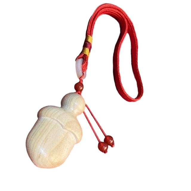 Adorno pequeño de madera de durazno para puerta, bolso y llavero. Estilo C 5cmx3cm