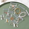 thumbnail image 2 of Bolsa de PVC transparente engrosada con autosellado para guardar joyas, pulseras, collares, etc., 2 of 6