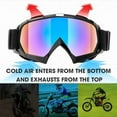 thumbnail image 3 of Adult Dirt Bike Goggles, 2-Pack ATV Motorcycle Goggles for Men & Women, Wide Vision Riding Off-Road Goggles, 3 of 10