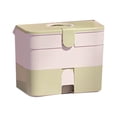 thumbnail image 4 of Caja de almacenamiento de uñas, caja de almacenamiento de cosméticos, 2 cajas de almacenamiento de esmalte de uñas, caja de almacenamiento de maquillaje diseñada por expertos, 4 of 8