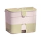 thumbnail image 5 of Caja de almacenamiento de maquillaje con 2 cajones organizadora de cosméticos Jadeshay, 5 of 12