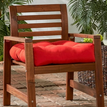Greendale Home Fashions Salsa Red 20-inch Outdoor Chair Cushion by  - 20w x 20l