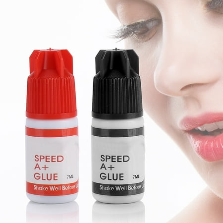 Yosoo Professional Black False Eyelashes Extension Grafting Glue Adhesive Lashes Makeup Tool,Eyelash Glue, Eyelash