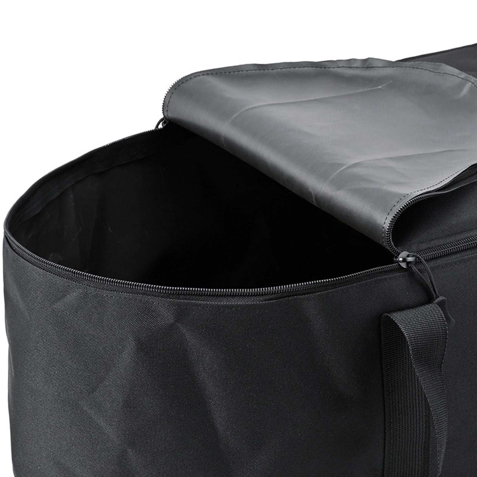 koolsoo Tackle Bag Accessories Fishing Gear Bag for Boat Backpacking Enthusiast Black