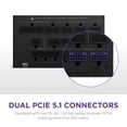thumbnail image 3 of FUENTE NZXT C1500 1600W NEGRO ATX PLATINUM FULL MODULAR PCIEX5.0 PA-5P1BB-US, 3 of 5