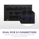 thumbnail image 3 of FUENTE NZXT C1500 1600W NEGRO ATX PLATINUM FULL MODULAR PCIEX5.0 PA-5P1BB-US, 3 of 5