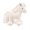 White Pony, variant on Sweet Mu Cheng-Realistic Pony Plush Toy-9.8''Ultra-Soft Lifelike Stuffed Animal,Nursery Decor Gift