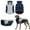 P, variant on Pet Clothes Warm Dog Winter Coat Jacket Built In Harness Windproof Cold Weather Reflective Turtleneck for Large Medium Dogs