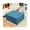 Blue, variant on LKJYER Anti-Slip, Rectangle, Wear-Resistant, Removable, Washable Ottoman Cover Slipcover Rectangle Footrest Sofa Slipcovers Stool Cover Footstool Protector Covers Feature Stretch