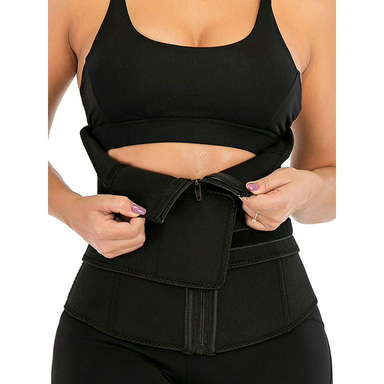 SHCKE Women Sweat Waist Trainer Belt Waist Cincher Trimmer for Sports Gym  Workout Body Shaper Belts