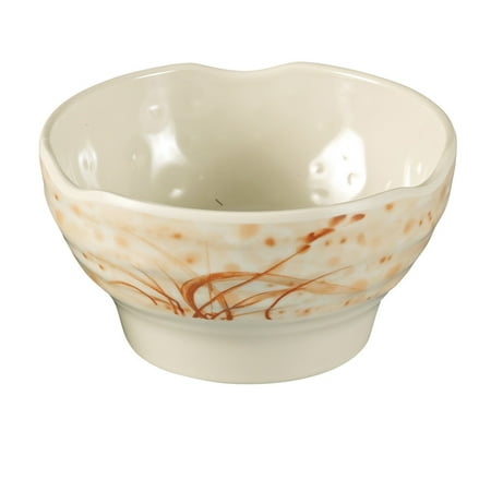 

Orchis Round Rice Bowl 12 Oz. 5 Dia. X 2 1/4 H Melamine Gold Pack of 4