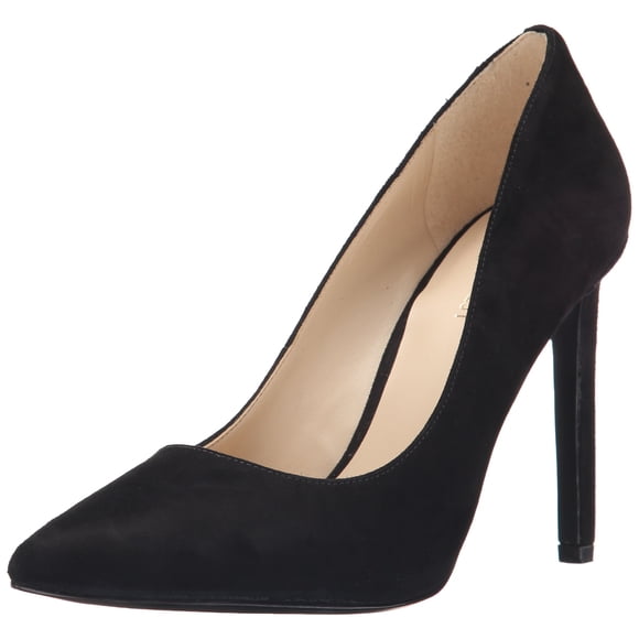 Zapatos de tacón Nine West Tatiana negros de gamuza, talla 7