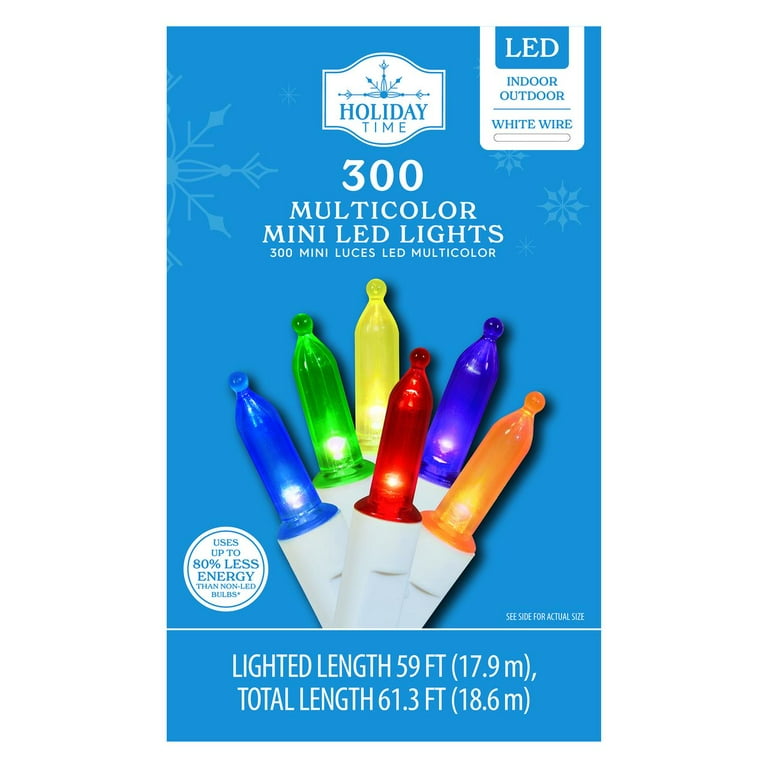 Holiday time 300 led multicolor mini lights deals