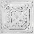 thumbnail image 2 of DCT04-Elizabethan Shield 2 ft. x 2 ft. PVC Glue-up or Lay-in Ceiling Tile in Old Black White (100 Sq.ft / Pack) - 25 Pieces, 2 of 22