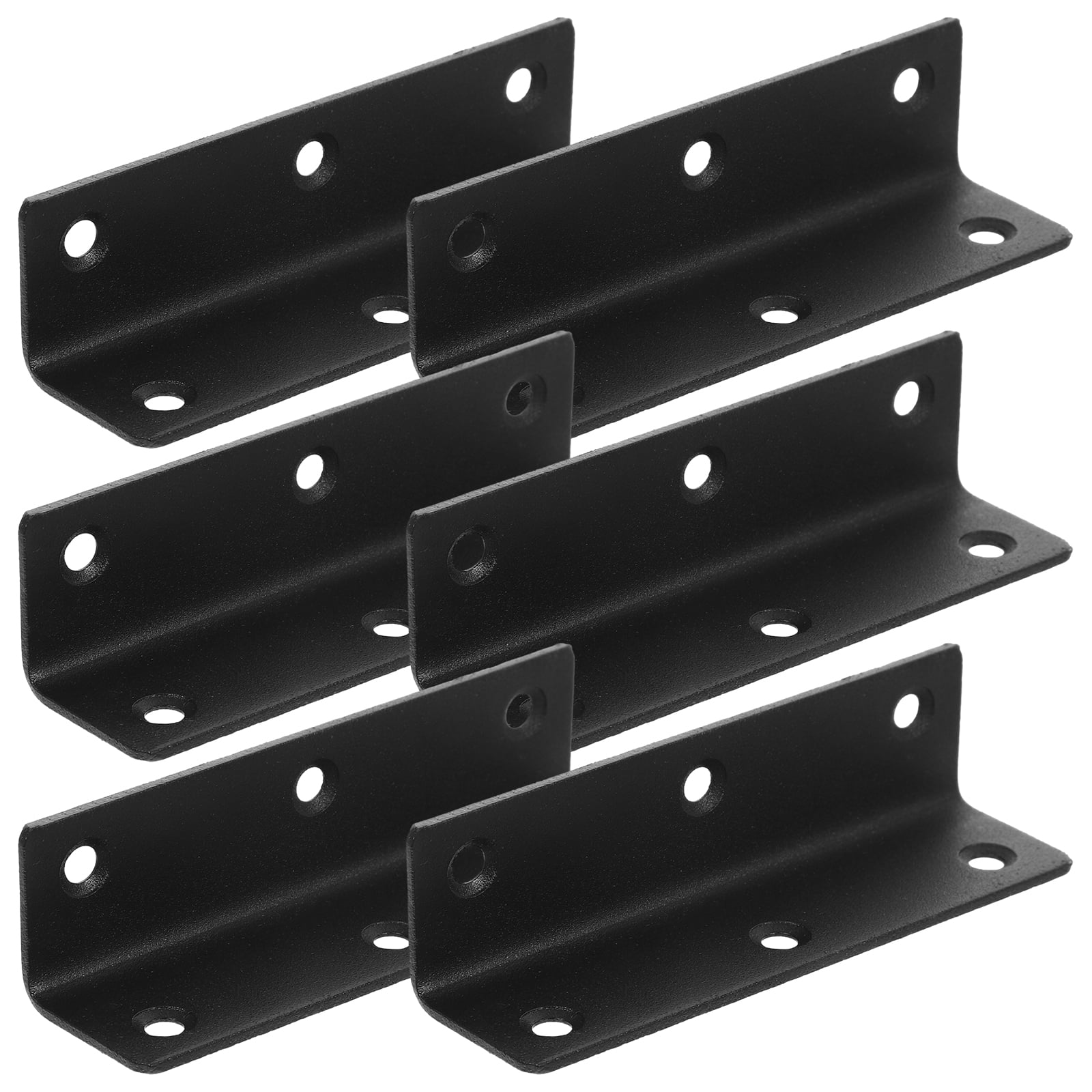 Soportes De Esquina Plásticos – 20 Unidades En Forma L, 23x23x43 Mm, Con Tornillos, Color Blanco