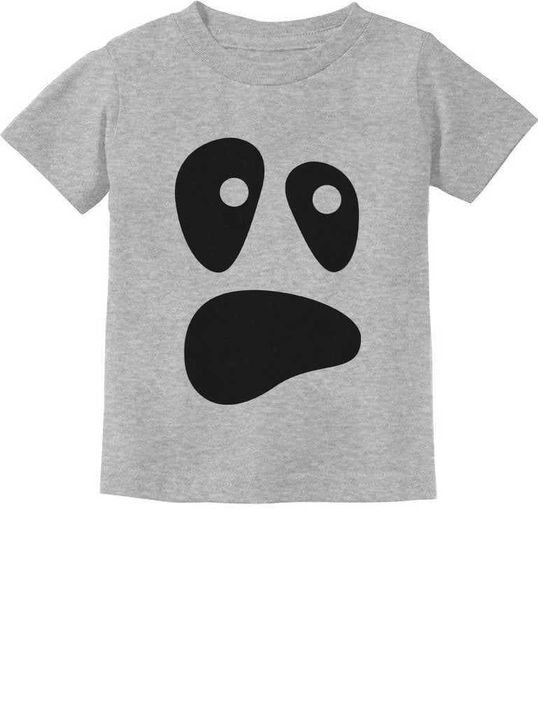 Halloween Ghost Costume Funny Ghoul Face Toddler/Kids Long Sleeve T-Shirt 