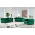thumbnail image 5 of Meridian Furniture Bowery Tufted Velvet Sofa in Cream, 5 of 11