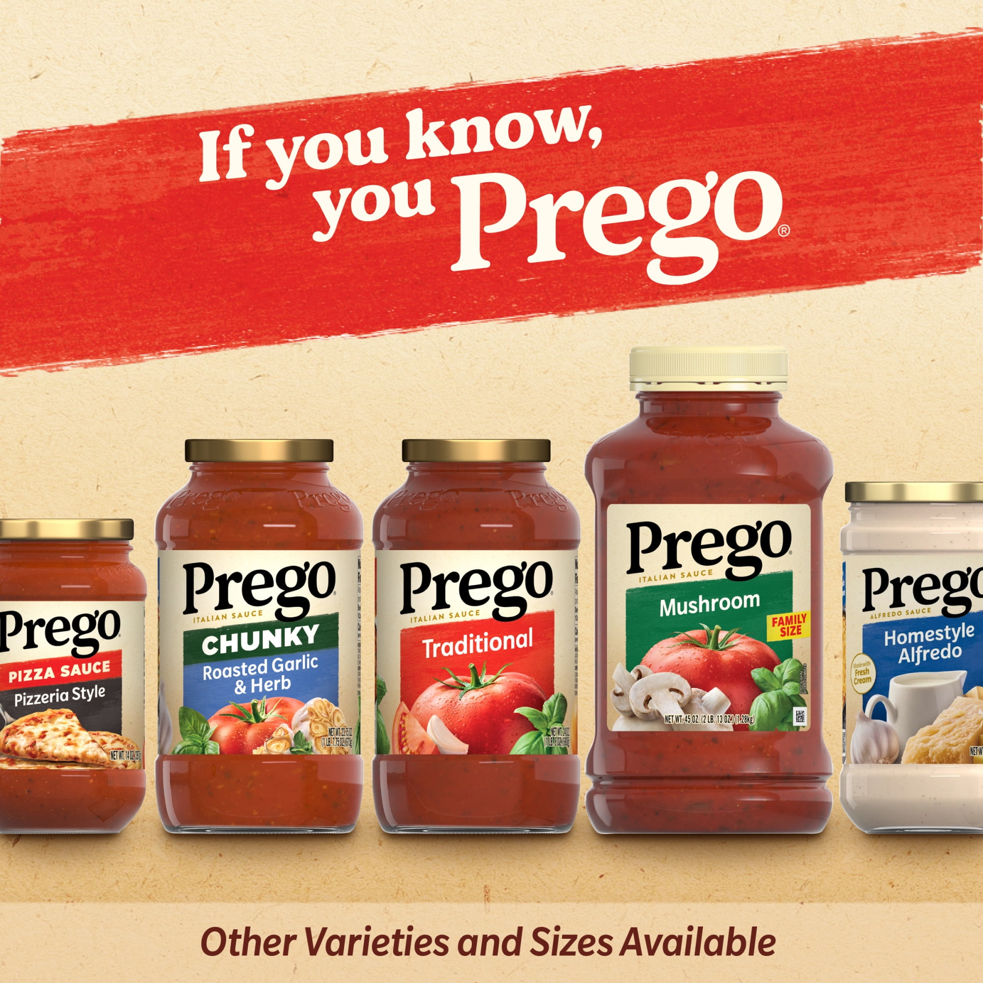 Prego Traditional Pasta Sauce, 67 oz Jar