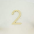 thumbnail image 1 of Package of 1, 16 Inch X 1" Baltic Birch "2" Plywood Numbers In The Century Gothic Font | Thick For Art & Craft Project, Made in USA, 1 of 1