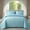 Light Blue, variant on 2/3 Piece Retro Coin Embossed Bedspread Set, Tight Quilted Stitching Design, Practical All Season Household Bedding