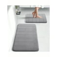 thumbnail image 4 of 1pc Pure Color Simple Soft Memory Foam Sponge Absorbent Non-Slip Mat For Bathroom, Toilet, 4 of 4
