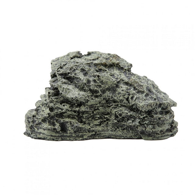 TOPINCN Hiding Cave, Fish Hiding Cave, Basking Platform For Reptile Zoo Lizards Turtles Amphibians Fish