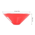 thumbnail image 4 of 10Pcs Soccer Disc Cones Thickened Hollow Sports Fitness Training Cones Windproof Soccer Training Aids Red, 4 of 8