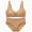 2025/Beige, variant on Otvok Womens Lace Adjustable Plus Size Bra without Steel Ring Thin Underwear Two-Piece Set